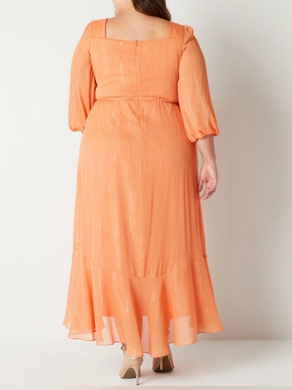 Faux Wrap Ruffle Dress - Picture 3 of 9